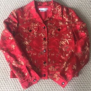 Maggie London baseball style jacket